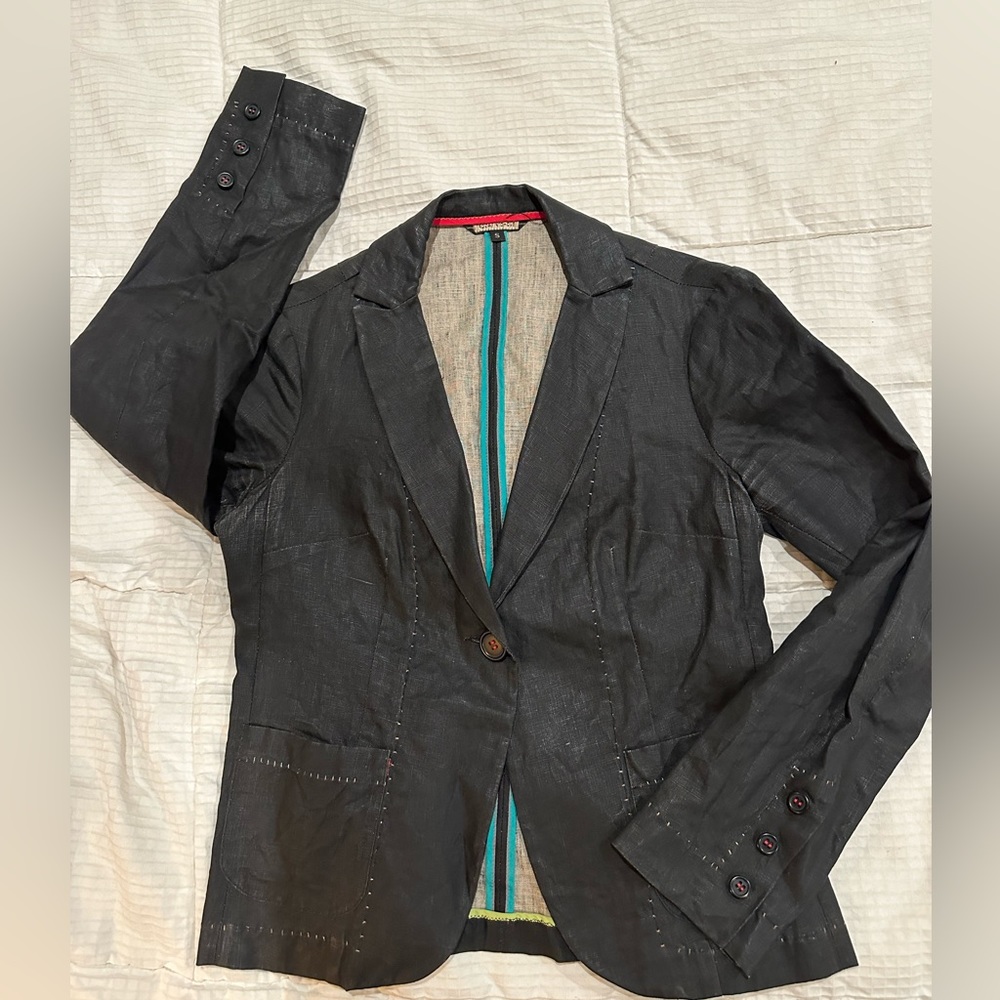 Rozae Nichols linen jacket, women’s size S - Picture 10 of 10